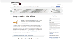 Desktop Screenshot of euro-liste.net
